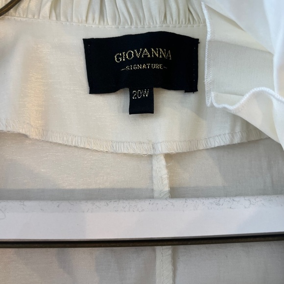 NWT Giovanna Signature Ruffle Wrap Blouse Top Sz 20W - Picture 11 of 11